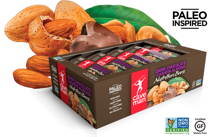 CAVEMAN BAR CHOC/ALM/CASHW 15/