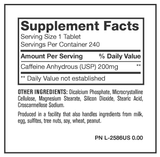 CAFFEINE 240 TABLET