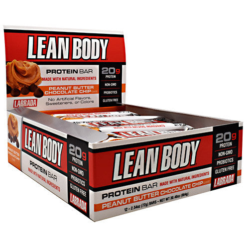 LEAN BODY BAR PB CHC CHIP12/BX