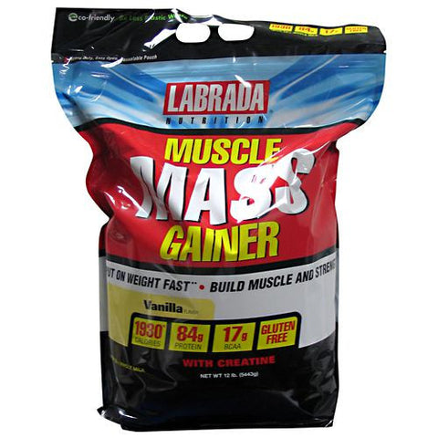 MUSCLE MASS GAINER VANILLA12LB