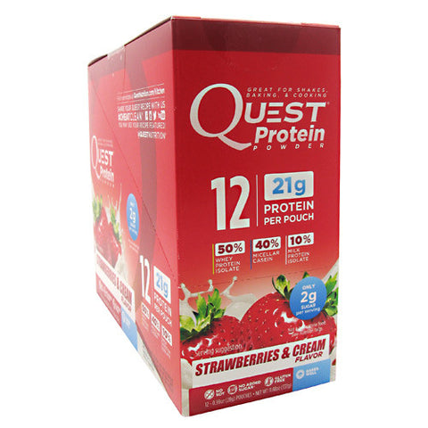 QUEST PROTEIN STRAW 12/PACKETS